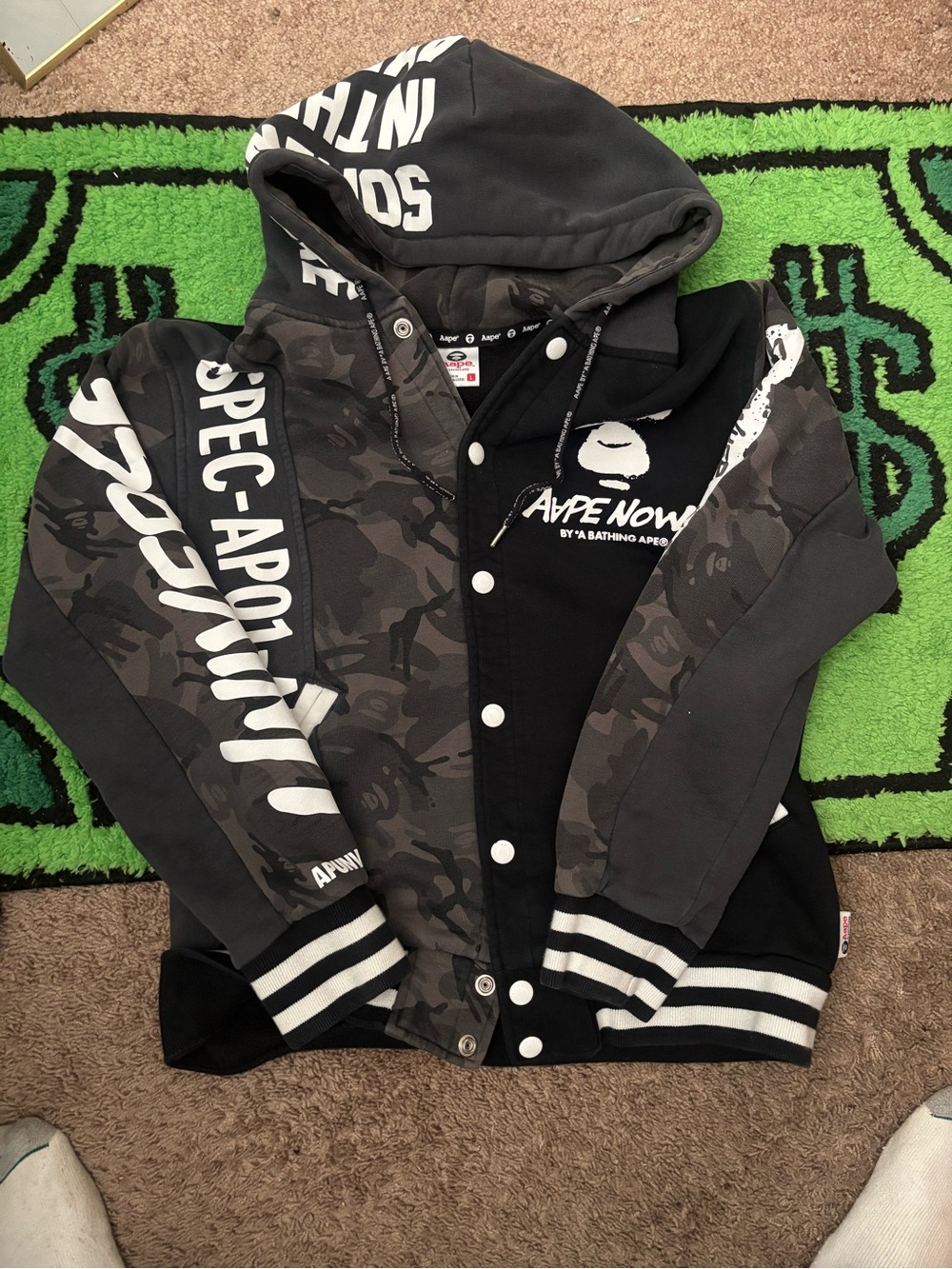 Bape “Aape”Button Jacket